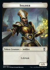 Soldier (09) // Cat Beast Double-Sided Token [Streets of New Capenna Commander Tokens] | Clutch Gaming