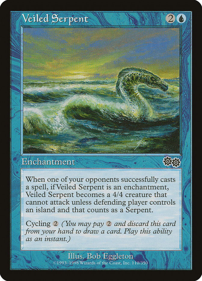 Veiled Serpent [Urza's Saga] | Clutch Gaming