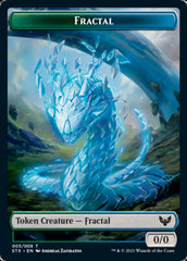 Elemental // Fractal Double-Sided Token [Strixhaven: School of Mages Tokens] | Clutch Gaming