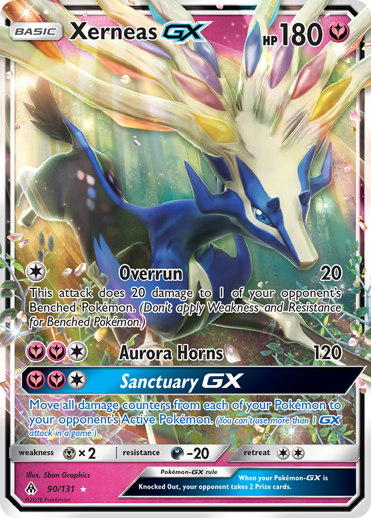 Xerneas GX (90/131) [Sun & Moon: Forbidden Light] | Clutch Gaming