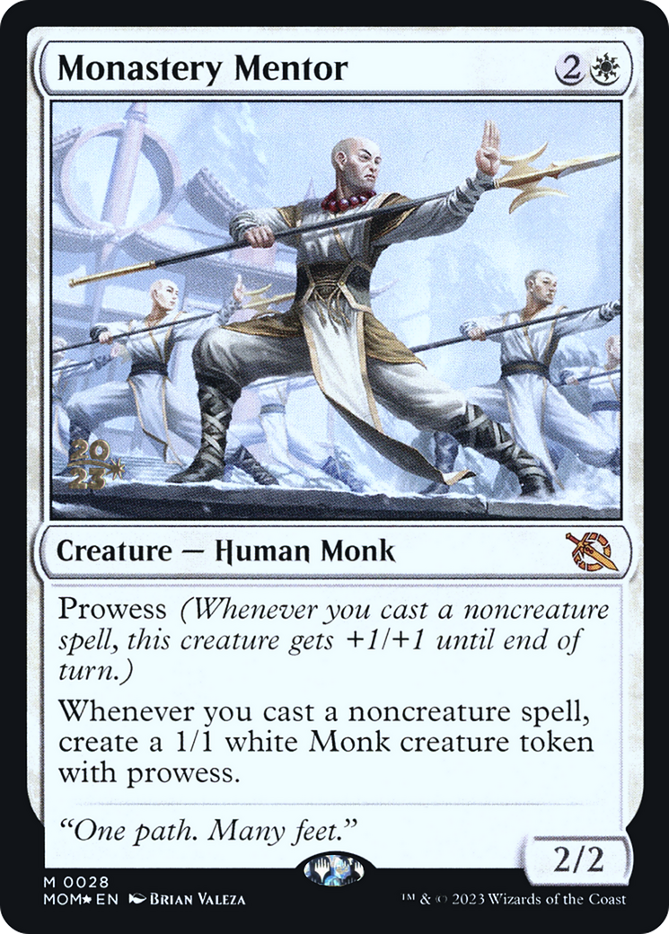 Monastery Mentor [March of the Machine Prerelease Promos] | Clutch Gaming