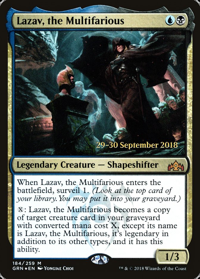 Lazav, the Multifarious [Guilds of Ravnica Prerelease Promos] | Clutch Gaming