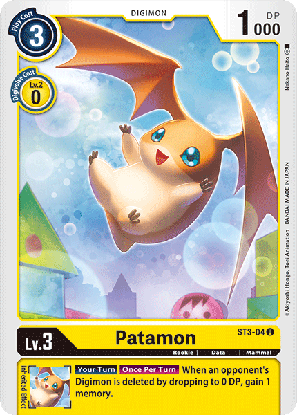 Patamon [ST3-04] [Starter Deck: Heaven's Yellow] | Clutch Gaming