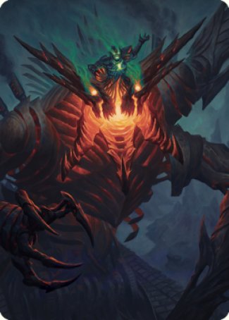 Mishra, Lost to Phyrexia Art Card [The Brothers' War Art Series] | Clutch Gaming