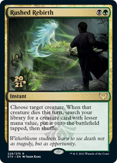 Rushed Rebirth [Strixhaven: School of Mages Prerelease Promos] | Clutch Gaming