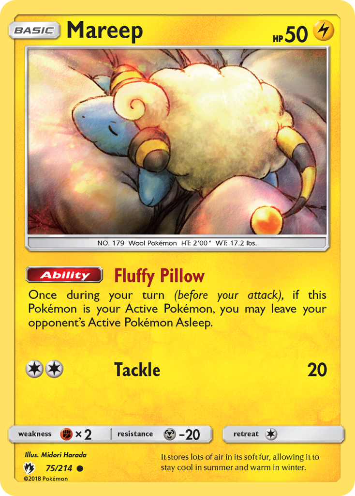 Mareep (75/214) [Sun & Moon: Lost Thunder] | Clutch Gaming