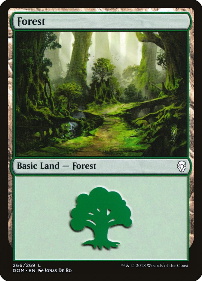 Forest (266) [Dominaria] | Clutch Gaming