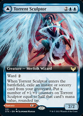 Torrent Sculptor // Flamethrower Sonata (Extended Art) [Strixhaven: School of Mages] | Clutch Gaming