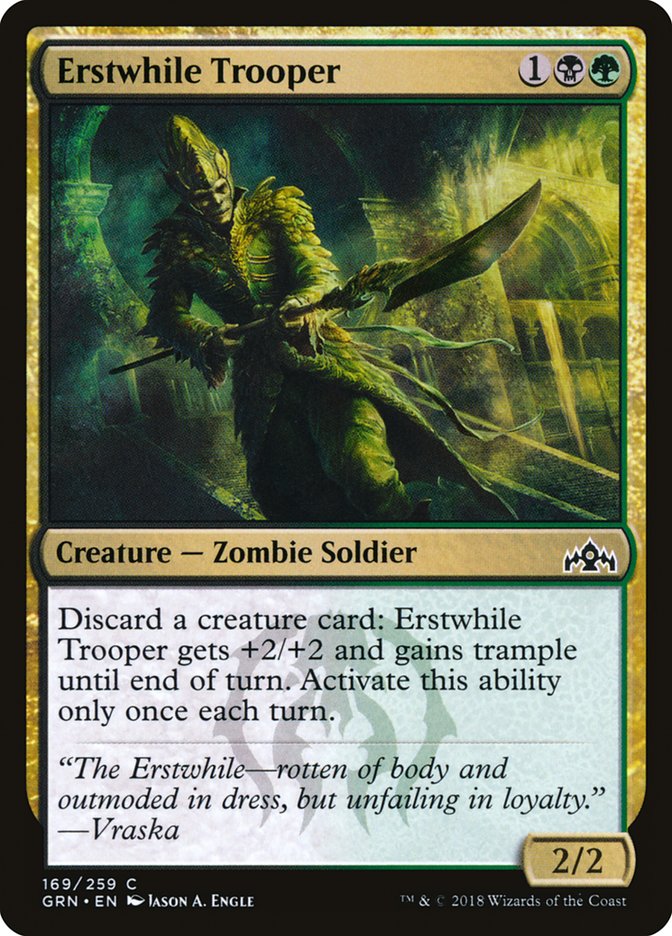 Erstwhile Trooper [Guilds of Ravnica] | Clutch Gaming