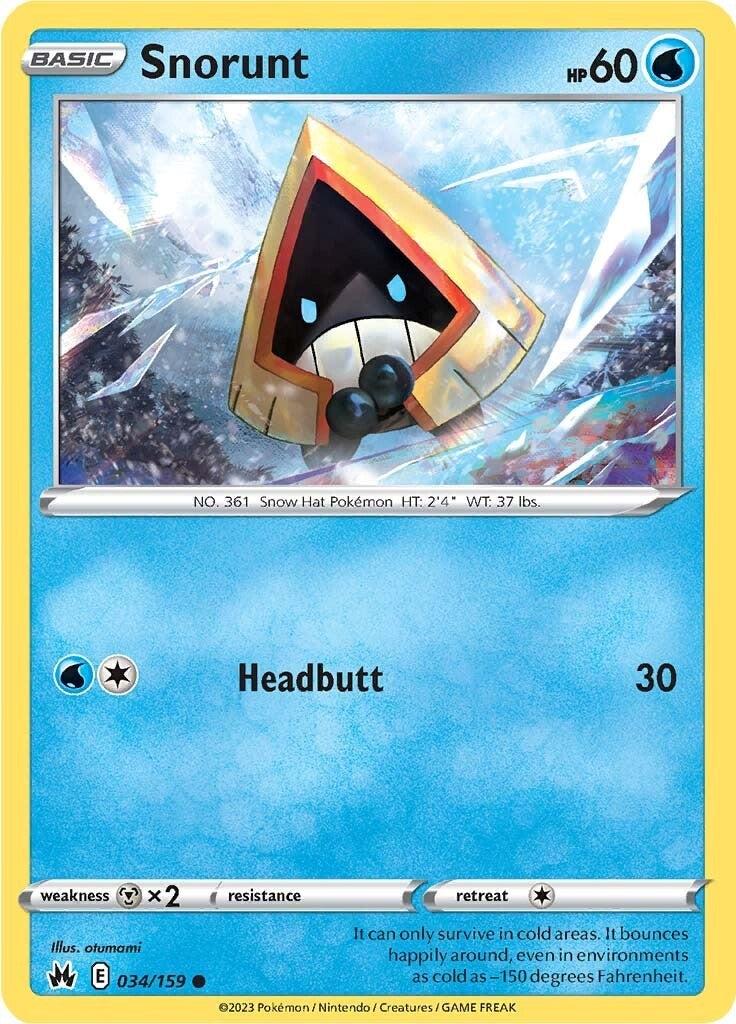 Snorunt (034/159) [Sword & Shield: Crown Zenith] | Clutch Gaming