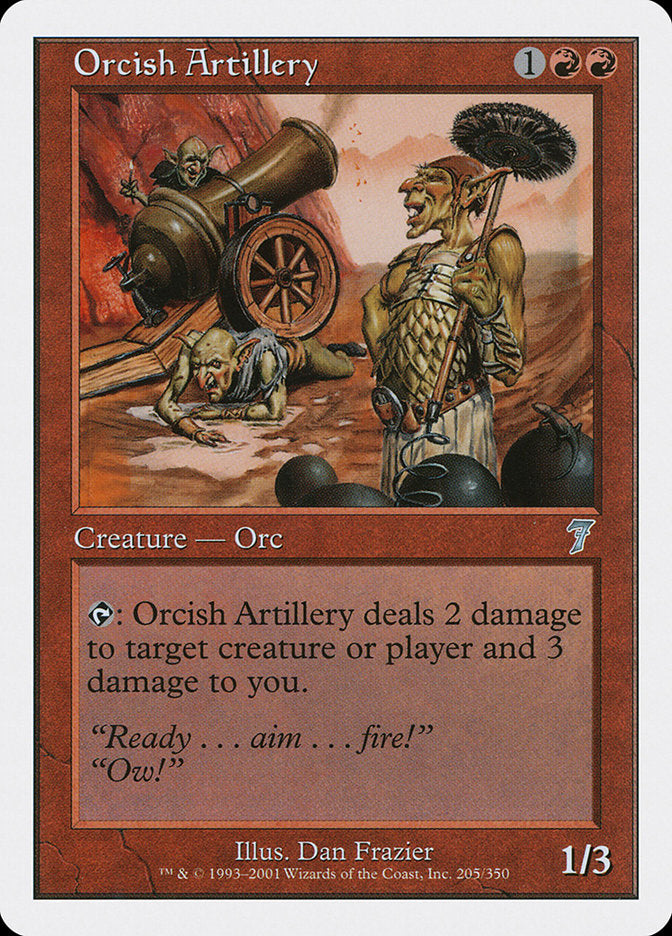 Orcish Artillery [Seventh Edition] | Clutch Gaming