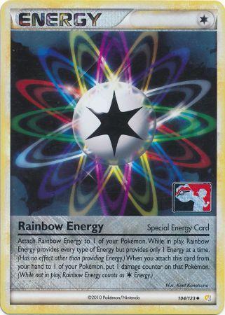 Rainbow Energy (104/123) (League Promo) [HeartGold & SoulSilver: Base Set] | Clutch Gaming