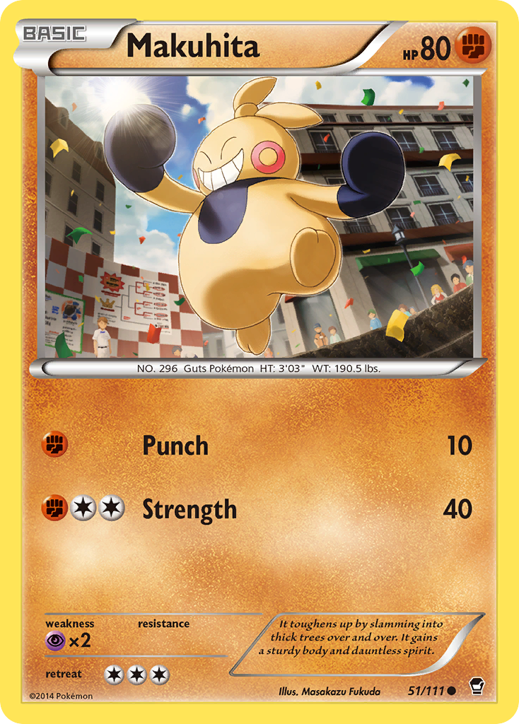 Makuhita (51/111) [XY: Furious Fists] | Clutch Gaming