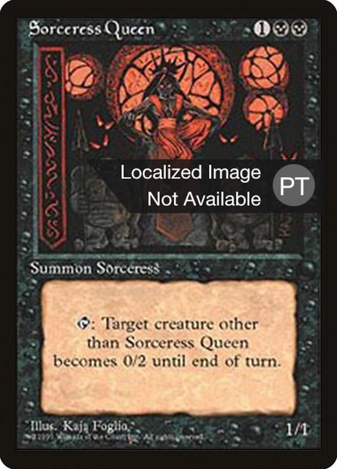 Sorceress Queen [Fourth Edition (Foreign Black Border)] | Clutch Gaming