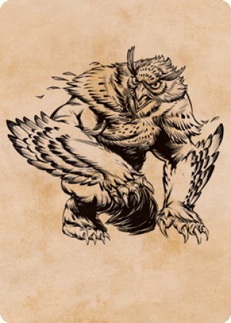 Owlbear (Showcase) Art Card [Dungeons & Dragons: Adventures in the Forgotten Realms Art Series] | Clutch Gaming