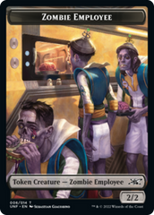 Zombie Employee // Treasure (013) Double-Sided Token [Unfinity Tokens] | Clutch Gaming