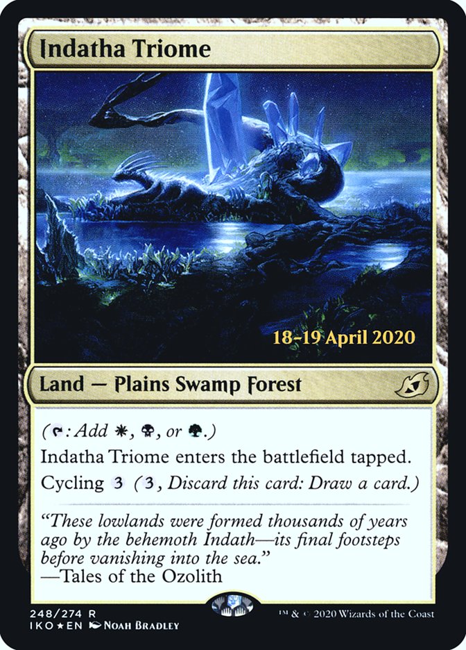 Indatha Triome [Ikoria: Lair of Behemoths Prerelease Promos] | Clutch Gaming