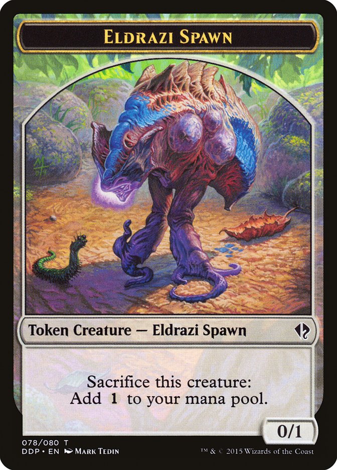 Eldrazi Spawn Token (078/080) [Duel Decks: Zendikar vs. Eldrazi] | Clutch Gaming