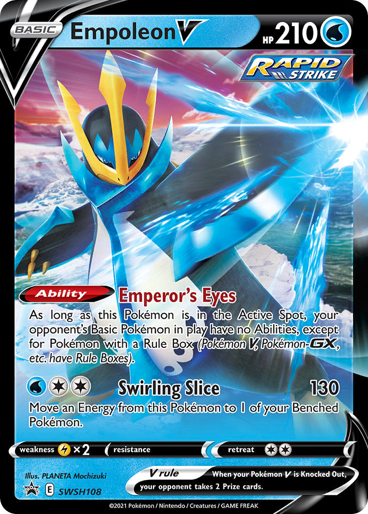 Empoleon V (SWSH108) [Sword & Shield: Black Star Promos] | Clutch Gaming