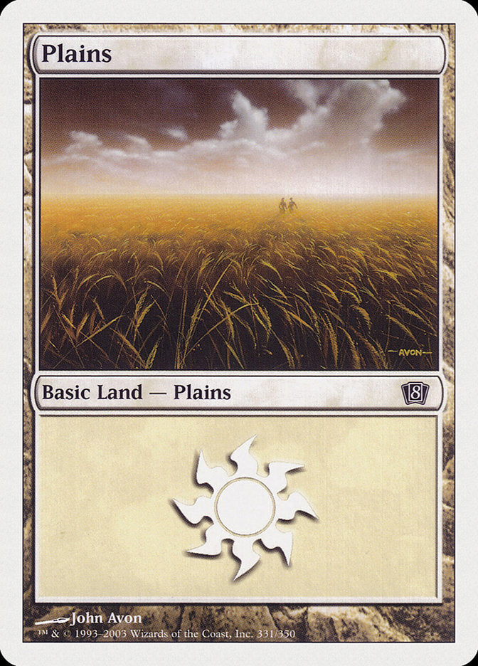 Plains (331) [Eighth Edition] | Clutch Gaming