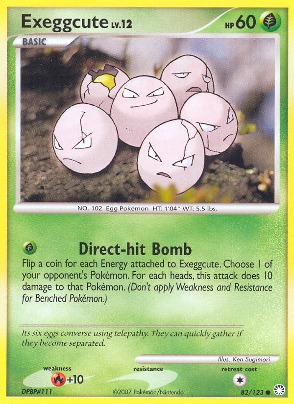 Exeggcute (82/123) [Diamond & Pearl: Mysterious Treasures] | Clutch Gaming