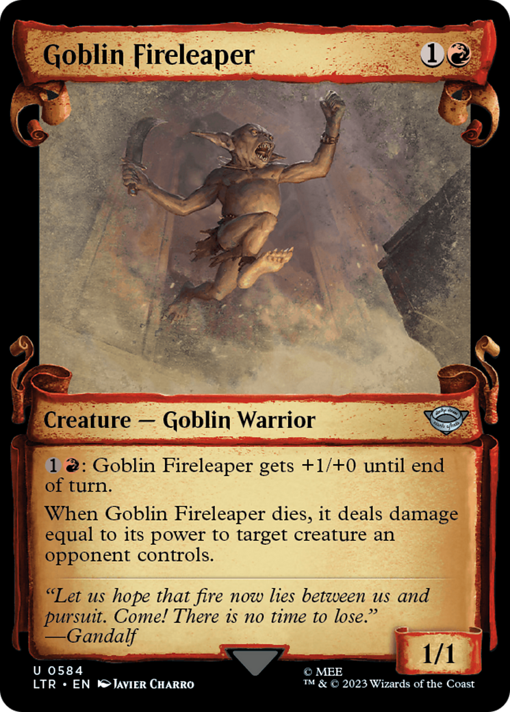 Goblin Fireleaper [The Lord of the Rings: Tales of Middle-Earth Showcase Scrolls] | Clutch Gaming