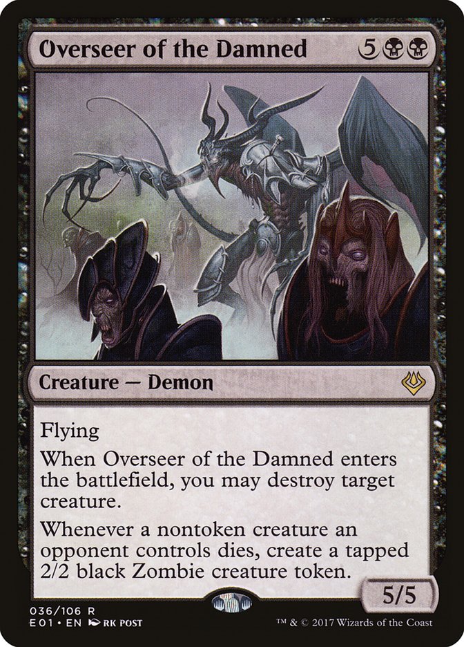 Overseer of the Damned [Archenemy: Nicol Bolas] | Clutch Gaming