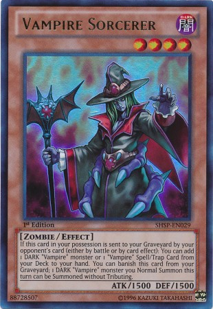 Vampire Sorcerer [SHSP-EN029] Ultra Rare | Clutch Gaming