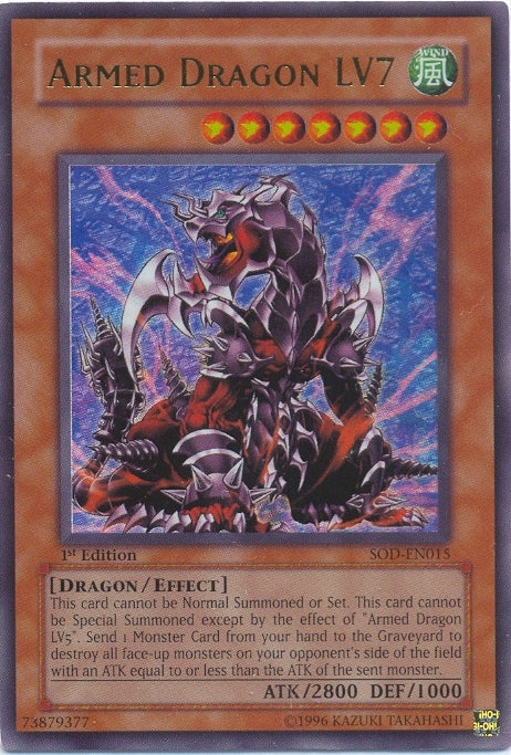 Armed Dragon LV7 [SOD-EN015] Ultra Rare | Clutch Gaming