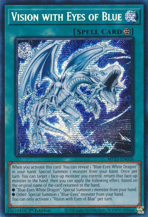 Vision with Eyes of Blue [MP23-EN026] Prismatic Secret Rare | Clutch Gaming