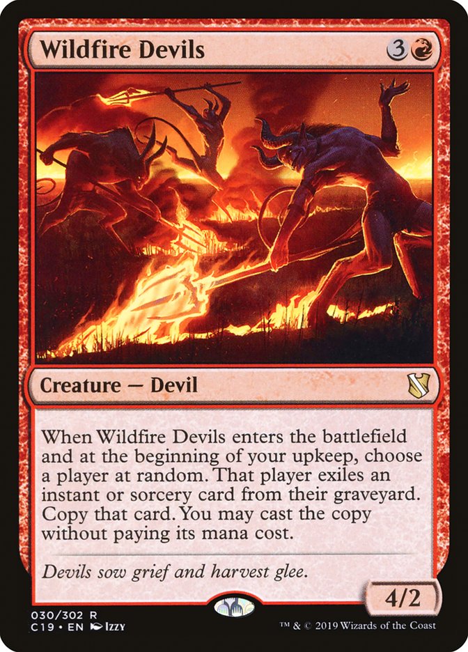 Wildfire Devils [Commander 2019] | Clutch Gaming