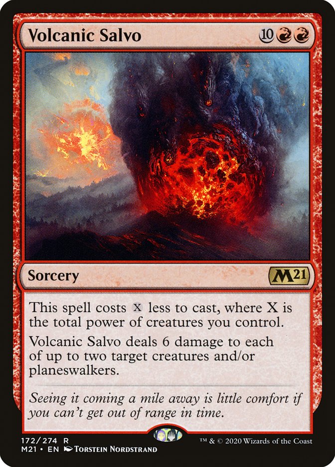 Volcanic Salvo [Core Set 2021] | Clutch Gaming