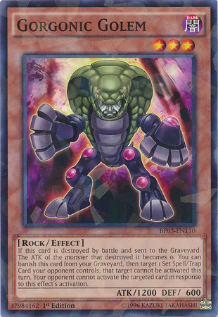 Gorgonic Golem [BP03-EN110] Shatterfoil Rare | Clutch Gaming