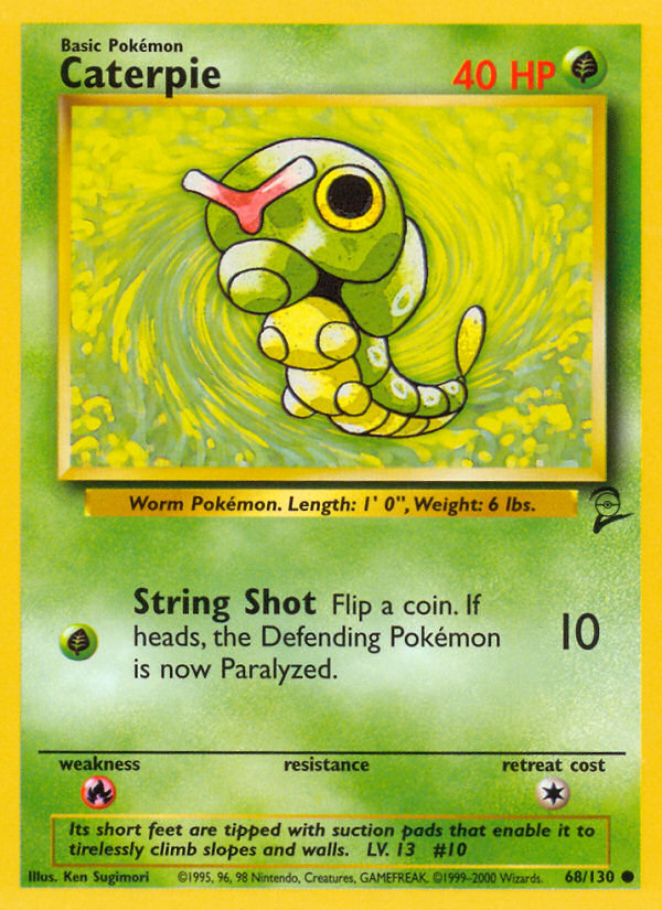 Caterpie (68/130) [Base Set 2] | Clutch Gaming