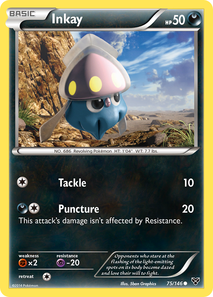 Inkay (75/146) [XY: Base Set] | Clutch Gaming