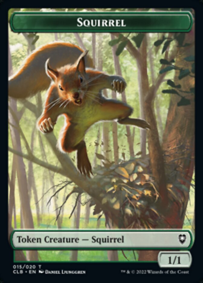 Squirrel Token [Commander Legends: Battle for Baldur's Gate Tokens] | Clutch Gaming