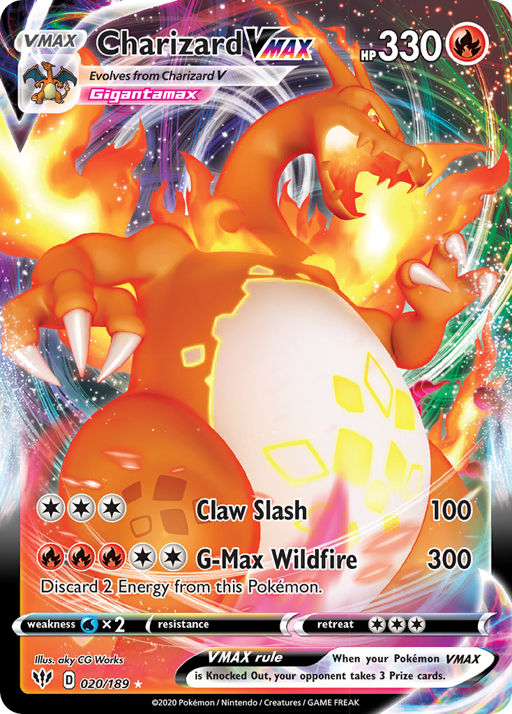 Charizard VMAX (020/189) [Sword & Shield: Darkness Ablaze] | Clutch Gaming