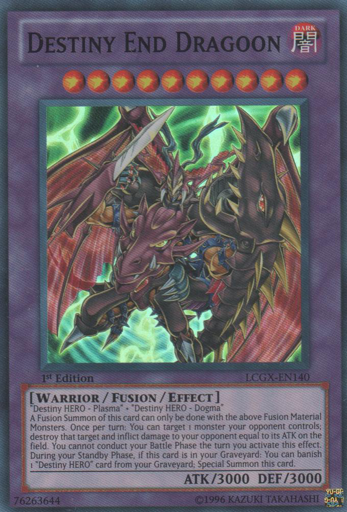 Destiny End Dragoon [LCGX-EN140] Super Rare | Clutch Gaming