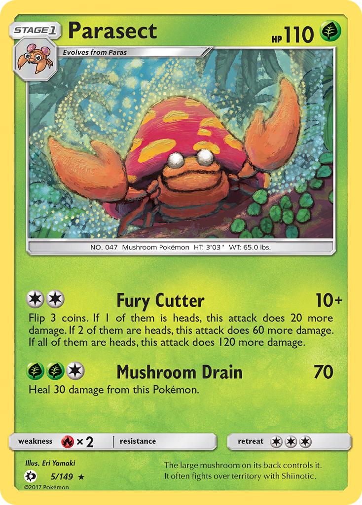 Parasect (5/149) [Sun & Moon: Base Set] | Clutch Gaming
