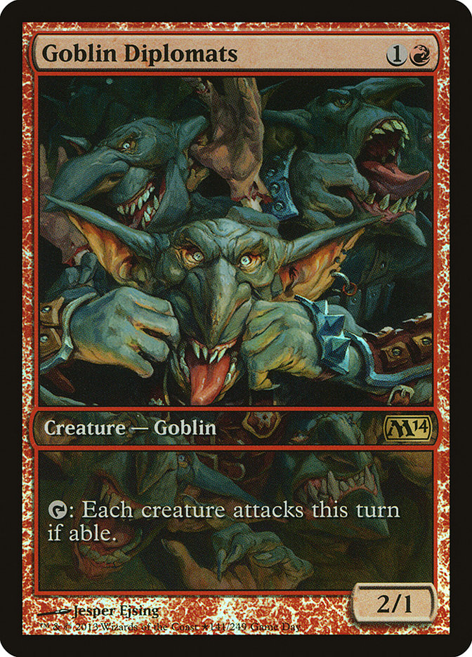 Goblin Diplomats (Game Day) [Magic 2014 Promos] | Clutch Gaming