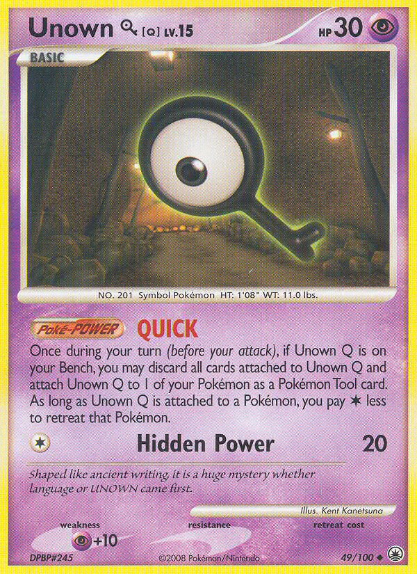 Unown Q (49/100) [Diamond & Pearl: Majestic Dawn] | Clutch Gaming