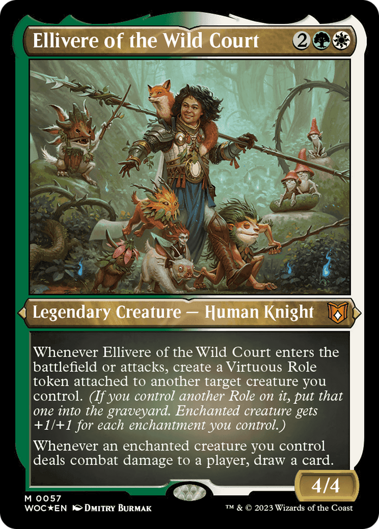 Ellivere of the Wild Court (Display Commander) [Wilds of Eldraine Commander] | Clutch Gaming