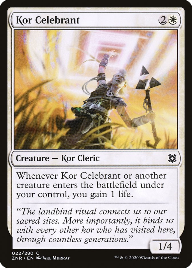 Kor Celebrant [Zendikar Rising] | Clutch Gaming