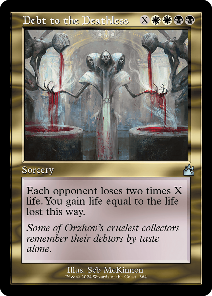 Debt to the Deathless (Retro Frame) [Ravnica Remastered] | Clutch Gaming