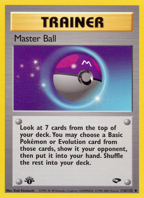 Master Ball (116/132) [Gym Challenge 1st Edition] | Clutch Gaming