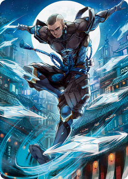 Kaito Shizuki 1 Art Card [Kamigawa: Neon Dynasty Art Series] | Clutch Gaming