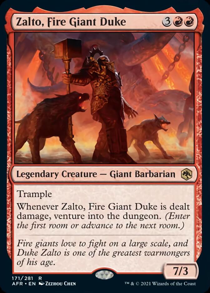 Zalto, Fire Giant Duke [Dungeons & Dragons: Adventures in the Forgotten Realms] | Clutch Gaming