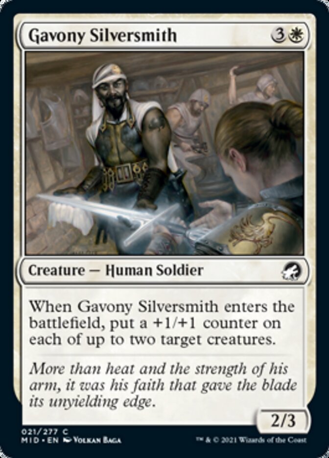 Gavony Silversmith [Innistrad: Midnight Hunt] | Clutch Gaming