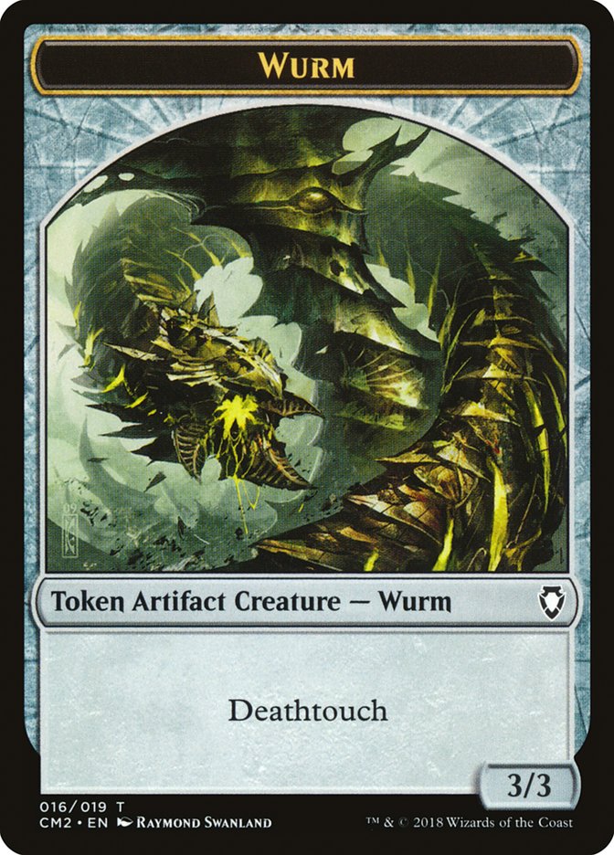 Wurm Token (016/019) [Commander Anthology Volume II Tokens] | Clutch Gaming