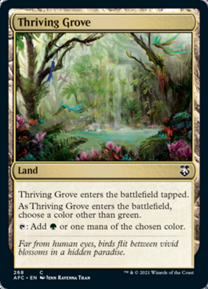 Thriving Grove [Dungeons & Dragons: Adventures in the Forgotten Realms Commander] | Clutch Gaming